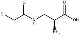 N(3)-(chloroacetyl)-2,3-diaminopropanoic acid Struktur