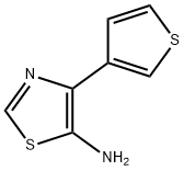 5-Thiazolamine, 4-(3-thienyl)- Struktur