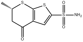 (6S)-4-Oxo-6-methyl-5,6-dihydro-4H-thieno[2,3-b]thiopyran-2-sulfonamide
