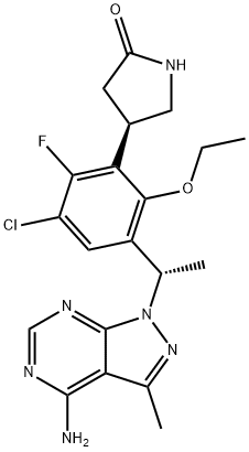 Parsaclisib Struktur