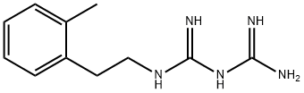 Imidodicarbonimidic diamide, N-[2-(2-methylphenyl)ethyl]- Struktur