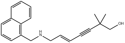 Terbinafine N-Desmethyl Hydroxy Impurity Struktur