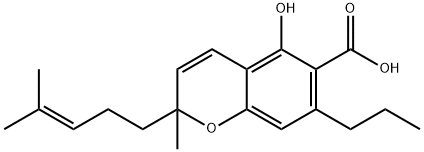 (+/-)-Cannabichromevarinic Acid Struktur