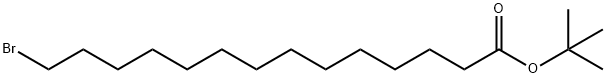 Tetradecanoic acid, 14-bromo-, 1,1-dimethylethyl ester Struktur