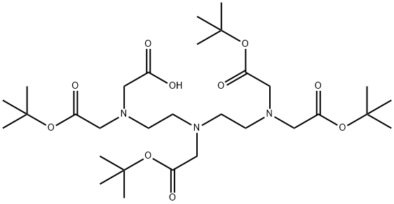 DTPA-tetra(tBu)ester Struktur