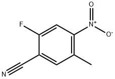 2-Nutro-4-fluoro-5-cyanotoulene Struktur