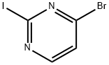 Pyrimidine, 4-bromo-2-iodo- Struktur
