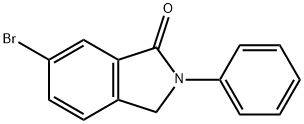 6-Bromo-2,3-dihydro-2-phenyl-1H-isoindol-1-one Struktur