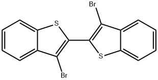 3,3'-dibromo-2,2'-bibenzo[b]thiophene Struktur