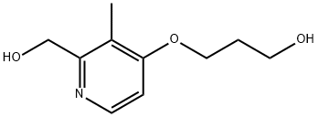 2-Pyridinemethanol, 4-(3-hydroxypropoxy)-3-methyl- Struktur