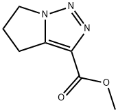 4H-Pyrrolo[1,2-c][1,2,3]triazole-3-carboxylic acid, 5,6-dihydro-, methyl ester Struktur