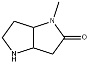 Pyrrolo[3,2-b]pyrrol-2(1H)-one, hexahydro-1-methyl- Struktur