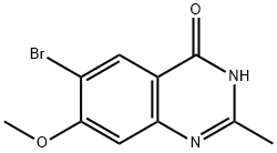 4(3H)-Quinazolinone, 6-bromo-7-methoxy-2-methyl- Struktur