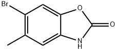 2(3H)-Benzoxazolone, 6-bromo-5-methyl- Struktur