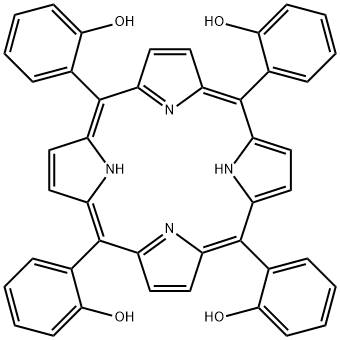 5,10,15,20-tetra(2-hydroxyphenyl)porphyrin Struktur