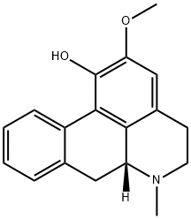 4H-Dibenzo[de,g]quinolin-1-ol, 5,6,6a,7-tetrahydro-2-methoxy-6-methyl-, (R)- (9CI) Struktur