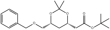 2,4-Dideoxy-3,5-O-(1-Methylethylidene)-6-O-(phenylMethyl)-L-threo-hexonic Acid tert-Butyl Ester Struktur