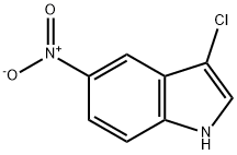 1H-Indole, 3-chloro-5-nitro- Struktur