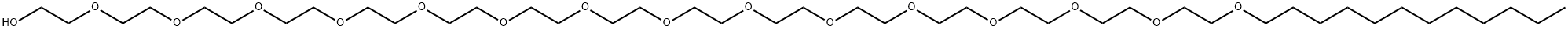 3,6,9,12,15,18,21,24,27,30,33,36,39,42,45-Pentadecaoxaheptapentacontan-1-ol Struktur