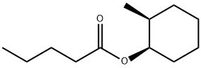 rel-Valeric acid (1S*)-2α*-methylcyclohexane-1α*-yl ester Struktur