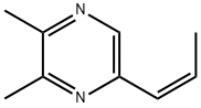 Pyrazine, 2,3-dimethyl-5-(1Z)-1-propen-1-yl- Struktur