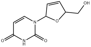 1-(5-(hydroxymethyl)-2,5-dihydrofuran-2-yl)pyrimidine-2,4(1H,3H)-dione   (BI-ITMD-B013) Struktur