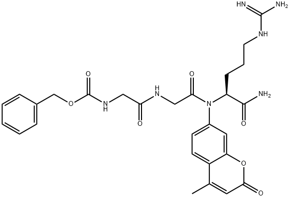 Z-GLY-GLY-ARG-AMC, BR, 66216-78-2, 結(jié)構(gòu)式