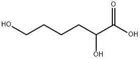 Hexanoic acid, 2,6-dihydroxy- Struktur