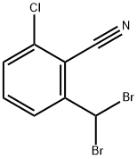 Benzonitrile, 2-chloro-6-(dibromomethyl)-