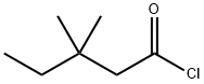 Pentanoyl chloride, 3,3-dimethyl- Struktur