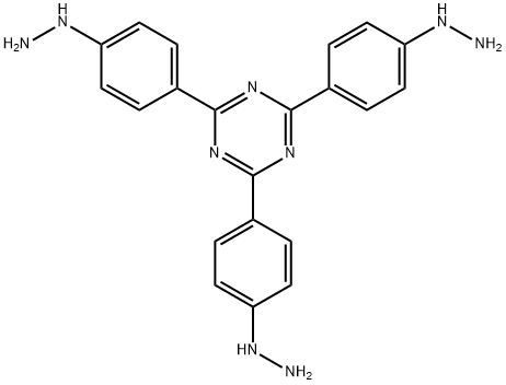 1,3,5-Triazine, 2,4,6-tris(4-hydrazinylphenyl)- Struktur