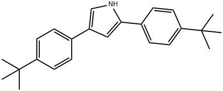 1H-Pyrrole, 2,4-bis[4-(1,1-dimethylethyl)phenyl]- Struktur