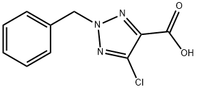 2H-1,2,3-Triazole-4-carboxylic acid, 5-chloro-2-(phenylmethyl)- Struktur