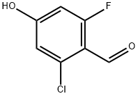 Benzaldehyde, 2-chloro-6-fluoro-4-hydroxy- Struktur