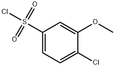 4-chloro-3-methoxybenzenesulfonyl chloride(SALTDATA: FREE) Struktur