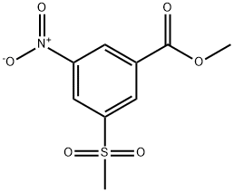 Methyl 3-Methanesulfonyl-5-nitrobenzoate Struktur
