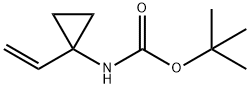 tert-butyl 1-vinylcyclopropylcarbamate Structure