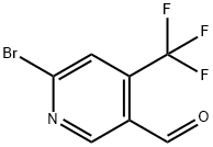 6-Bromo-4-trifluoromethyl-pyridine-3-carbaldehyde Struktur