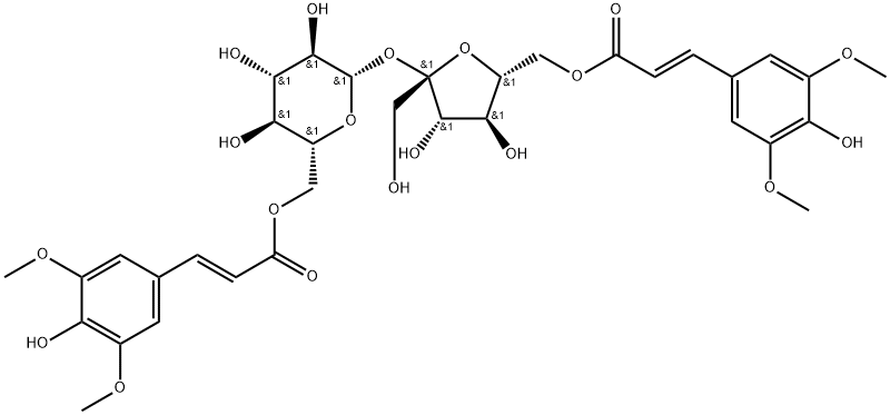 6,6'-Di-O-sinapoylsucrose Structure