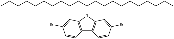 (4,8-Bis(5-octylthiophen-2-yl)benzo[1,2-b:4,5-b']dithiophene-2,6-diyl)bis(trimethylstannane) Struktur