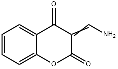 2H-1-Benzopyran-2,4(3H)-dione, 3-(aminomethylene)- Struktur