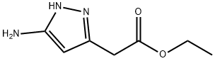 1H-Pyrazole-3-acetic acid, 5-amino-, ethyl ester Struktur