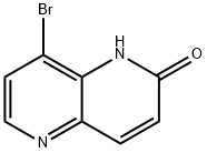 1,5-Naphthyridin-2(1H)-one, 8-bromo- Struktur