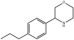 Morpholine, 3-(4-propylphenyl)- Structure