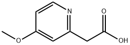 2-(4-methoxypyridin-2-yl)acetic acid Struktur