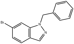 N1-benzyl-6-bromo-1H-indazole Struktur