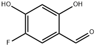 Benzaldehyde, 5-fluoro-2,4-dihydroxy- Struktur