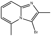 Imidazo[1,2-a]pyridine, 3-bromo-2,5-dimethyl- Struktur