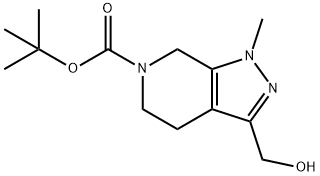 Tert-Butyl 3-(Hydroxymethyl)-1-Methyl-4,5-Dihydro-1H-Pyrazolo[3,4-C]Pyridine-6(7H)-Carboxylate(WX141107) Struktur