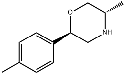 Morpholine,5-methyl-2-(4-methylphenyl)-,(2R,5S)- Struktur